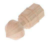 CONGARTENO Unfinished Finials for Staircases DIY Wood Topper Decorative Post Caps for Bed Posts Curtain Rods French Wedding Decor Craft