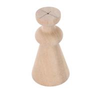 CONGARTENO Unfinished Wooden Bed Post Finials French-style Carved Craft Finials for Curtain Rods Drapery Ends and Garden Stakes Robust Hardwood Decorative Toppers for Stair Balusters and