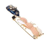 CONGARTENO Unique Quirky Rabbit Brooch Pin for Women Enamel Bunny Balloon Lapel Badge Stylish Accessory for Hats Scarves Outfits Mother's Day Easter Year Celebrations