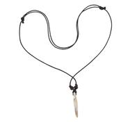 CONGARTENO Unisex Acrylic Tooth Charm Necklace Unique Imitation Tooth Jewelry for Everyday Style Special Occasions Lightweight Eye Catching Design Symbol of Power Confidence