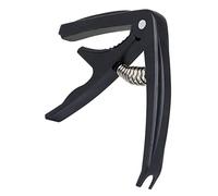 CONGARTENO Universal Guitar Capo Black Metal and Abs Construction for Acoustic and Electric Guitars with Smooth Clamping Action and Even Pressure Application, for Playing Traditional Songs