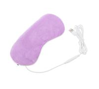 CONGARTENO USB Heated Eye Mask Contoured Steam Eye Compress Sleeping Blindfold for Men Women Travel Nap Promotes Circulation Reduces Puffiness Dark Circles