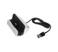 CONGARTENO USB Type C Desktop Charger Stand with Fast Charging and Data Stable Phone Holder Docking Station Compatible with Edge Note Silver Portable USB Charging Cradle for Office and Home