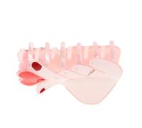 CONGARTENO Valentine's Day Acrylic Heart-shaped Hair Clips Romantic Hair Accessories for Women for Weddings and Parties Effortlessly Style with Ease