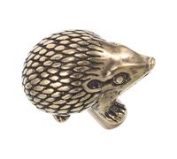 CONGARTENO Vintage European Style Brass Hedgehog Door Pull Handle, Antique Cabinet Drawer Knobs for Kitchen and Wardrobe Furniture, Decorative Metal Hardware for Home