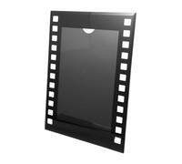 CONGARTENO Vintage Filmstrip Photo Frame 7 Inch Black Freestanding Tabletop Display with Glass and Plastic Material for Wedding and Living Room Decoration