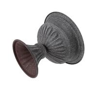 CONGARTENO Vintage Iron Urn Flower Vase for Shelf Rustic Metal Planter Trumpet Shape Centerpiece for Wedding Dining Farmhouse Decor Indoor Outdoor Floral Holder