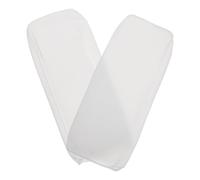 CONGARTENO White Silicone Remote Control Cover 2pcs for Ceiling Fan Remotes | Precisely Molded Button Contour Fit, Anti Slip Textured Surface, Dust Protection, Easy Storage
