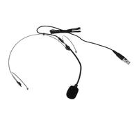 CONGARTENO Wired Headset Microphone for Singing with Integrated Voice Amplifier and Stable Connection, Black Plastic and Metal Head-worn Mic for Professional Recording and Noisy Environments