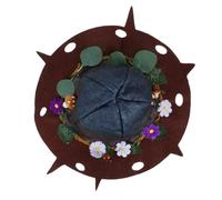 CONGARTENO Witch Hat for Women Decorative Felt Halloween Party Hat Wicked Witch Costumes Accessory for Boys and Girls Adults