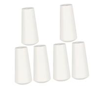 CONGARTENO Wood Cord Tassels and Blind Cord Pulls Set 6pcs Beige Bamboo Wood Blind Accessories Window Shade Pull Ends for Roman and Roller Shades