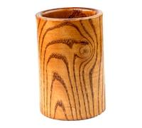 CONGARTENO Wood Utensil Holder Wooden Flatware Organizer for Kitchen Countertop Sturdy Acacia Silverware Caddy for Spoons Forks Chopsticks Compact Chef Tool Stand for Easy Access and Storage
