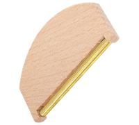CONGARTENO Wooden Cashmere Pill Remover Comb for Sweaters and Knitwear Portable Lint Brush with Copper Strips Gentle Fabric Fuzz and Pilling Remover Tool for Wool Coats Blankets Socks and