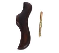 CONGARTENO Wooden Trekking Pole Handle Sturdy Grip for Walking Canes Portable Stick Handle Shock-Absorbing Support for Outdoor Hiking and Uneven Surfaces Easy to Install