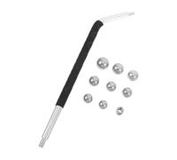 CONGARTENO Woodwind Repair Tools Kit with Metal Balls and Long Rod for Saxophone Clarinet Flute Maintenance Portable Instrument Repair for Musicians and Professionals