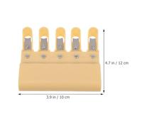 CONGARTENO Yellow Blackboard Staff Drawing Tool Plastic Staff Scribe for Music Education Painting Supply Stave Line Ruler for Quick Chalk Marking
