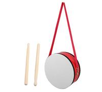 CONGARTENO Youth Drum Set Children Hand Drum Instrument with Strap and Drumstick Lightweight Wooden Fostering Teamwork Sound Quality for Outdoor Activities and School Performances