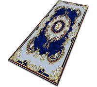 CONGCLI Carpet Runner Rugs 115 x 180 cm Runner Absorbent, Easy to Clean, Heavy Duty Anti Slip Pvc, Low Pile Modern Long Carpet Rug for Living Room, Bedroom, Kitchen, D