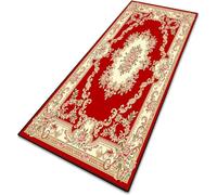 CONGCLI Carpet Runner Rugs 76 x 300 cm Runner Absorbent, Easy to Clean, Heavy Duty Anti Slip Pvc, Low Pile Modern Long Carpet Rug for Living Room, Bedroom, Kitchen, A