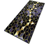 CONGCLI Carpet Runner Rugs 85 x 135 cm Runner Dirt, Water Absorbent, Short Pile, Non-Slip Backing, Non-Shedding Soft Bedroom Rug, Kitchen Rug Long for Hallway Kitchen Living Room, D