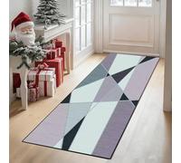 CONGCLI Carpet Runners for Hallway 68 x 155 cm Runner Absorbent, Easy to Clean, Heavy Duty Anti Slip Pvc, Low Pile Hallway Runner Throw Rugs for Living Room, Bedroom, Kitchen, B