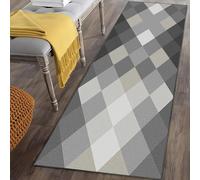 CONGCLI Carpet Runners for Hallway 80 x 205 cm Runner Absorbent, Easy to Clean, Heavy Duty Anti Slip Pvc, Low Pile Low Pile Floor Carpet for Living Room, Bedroom, Kitchen, C