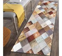 CONGCLI Carpet Runners for Hallway 84 x 145 cm Runner Absorbent, Easy to Clean, Heavy Duty Anti Slip Pvc, Low Pile Low Pile Floor Carpet for Living Room, Bedroom, Kitchen, A