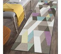 CONGCLI Carpet Runners for Hallway 86 x 180 cm Runner Absorbent, Easy to Clean, Heavy Duty Anti Slip Pvc, Low Pile Low Pile Floor Carpet for Living Room, Bedroom, Kitchen, B