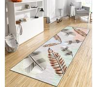 CONGCLI Hallway Runner Rug 108 x 170 cm Runner Absorbent, Easy to Clean, Heavy Duty Anti Slip Pvc, Low Pile Bedroom Rug Carpet for Kitchen Bedroom Entryway, C
