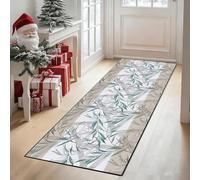 CONGCLI Hallway Runner Rug 70 x 155 cm Runner Absorbent, Easy to Clean, Heavy Duty Anti Slip Pvc, Low Pile Floor Mat Hallway Rug for Living Room, Bedroom, Kitchen, B