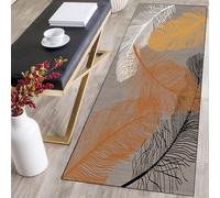 CONGCLI Hallway Runner Rug 82 x 180 cm Runner Dirt, Water Absorbent, Short Pile, Non-Slip Backing, Non-Shedding Hall Runners, Narrow Rug for Kitchen Bedroom Entryway, B