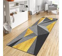 CONGCLI Hallway Runner Rug 85 x 165 cm Runner Absorbent, Easy to Clean, Heavy Duty Anti Slip Pvc, Low Pile Kitchen Rugs Carpet for Living Room, Bedroom, Kitchen, D