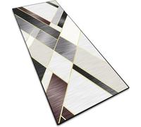 CONGCLI Runner Rugs for Hallway 60 x 320 cm Runner Absorbent, Easy to Clean, Heavy Duty Anti Slip Pvc, Low Pile Low Pile Non Shedding for Hallway Kitchen Living Room, C