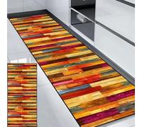 CONGCLI Runner Rugs for Hallway 90 x 270 cm Runner Dirt, Water Absorbent, Short Pile, Non-Slip Backing, Non-Shedding Area Rugs Door Mats Carpet for Hallway Kitchen Living Room, A