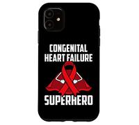 Congenital Heart Failure Superhero Survivor Warrior Fighter Case for iPhone 11