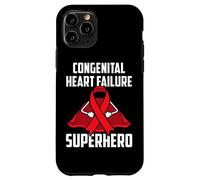 Congenital Heart Failure Superhero Survivor Warrior Fighter Case for iPhone 11 Pro
