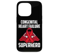 Congenital Heart Failure Superhero Survivor Warrior Fighter Case for iPhone 13 Pro