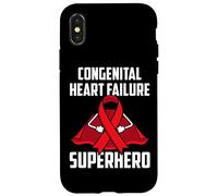 Congenital Heart Failure Superhero Survivor Warrior Fighter Case for iPhone X/XS