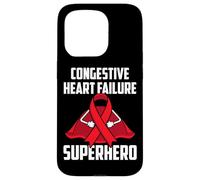 Congestive Heart Failure Superhero Survivor Warrior Fighter Case for iPhone 15 Pro