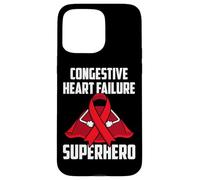 Congestive Heart Failure Superhero Survivor Warrior Fighter Case for iPhone 15 Pro Max