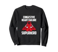 Congestive Heart Failure Superhero Survivor Warrior Fighter Sweatshirt