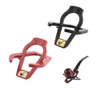 CONGGUAN 2 Pack Tobacco Smoking Pipe Stand Holder Foldable Plastic Pipe Stand Holder for Single Pipe Plastic Smoking Cigar