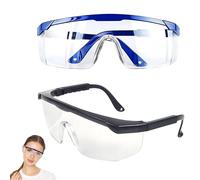 CONGGUAN 2PCS Anti-Fog Safety Goggles Windproof Adjustable Protective Glasses Anti Steam Work Glasses for Lab Screwfix Adult DIY Grinding