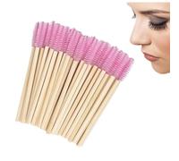 CONGGUAN 50Pcs Eyelash Extension Brush Applicator Disposable Eyelash Brushes Eyelash Spoolies Brush Eyelash Brush Pack Mascara Wands for Lash Extensions Eyebrows Contouring and Makeup