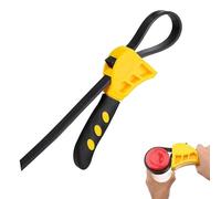 CONGGUAN 6 Inch Heavy Duty Strap Wrench Oil Filter Jar Pipe Multi-Tool with Non-Slip Rubber Band Adjustable Wrench for Plumbing Automotive & Kitchen Use
