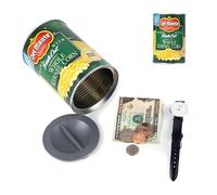 CONGGUAN Fake Whole Kernel Corn Can Safe & Fake Peach Can Safe Diversion Secret Stash Safe for Money Jewellery Valuables - Hidden Storage Container with Realistic Design