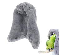 CONGGUAN Parrot Cozy Corner Warm Corner Nest Fleece Bird Blanket Cozy Bird Bed Warmer Parrot House Parrot Cage Snuggle Hut for Parakeet Cockatiel Pigeon Parrots Cockatiels