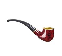 CONGGUAN Resin Smoking Pipe for Tobacco Handcrafted Lightweight & Durable Pipe with Flat Bottom Beginner-Friendly Design Smooth Smoking Experience for Pipe Smokers