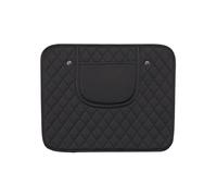 Congin Car Seat Anti-Kick Protector Mats for BMW Series 5 G30 F90 2016-2022, Leather Waterproof Car Seat Back Anti-Kick Pads Auto Interior Accessories,C/Black-Black line-A/Short