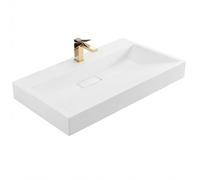 Conglomerate Washbasin Rea Goya 100 White